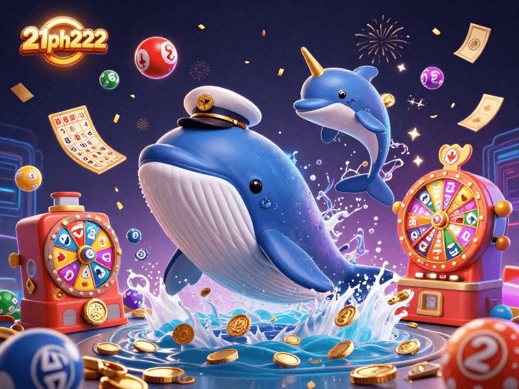 Engage with the vibrant world of 21ph222 as whales and dolphins celebrate winning moments.