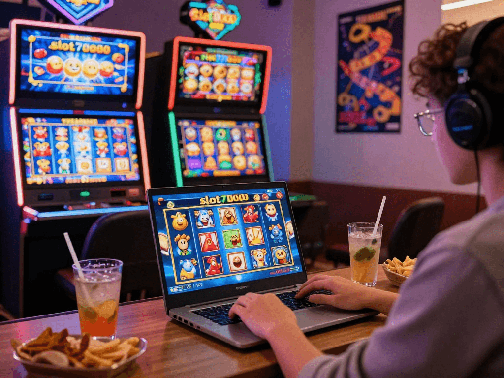 Pengalaman bermain slot7000 di kasino digital yang ceria dan interaktif.