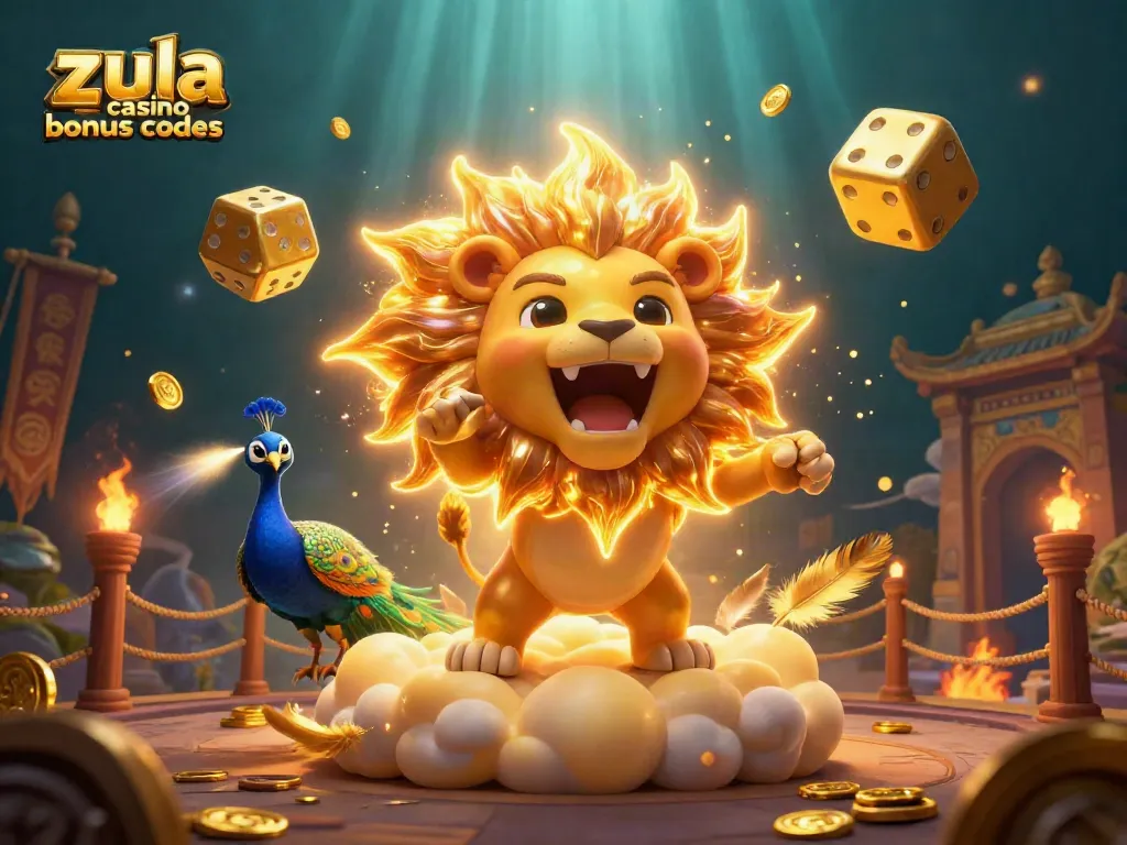 Win with zula casino bonus codes in a vibrant 3D gambling scene filled with exciting elements.