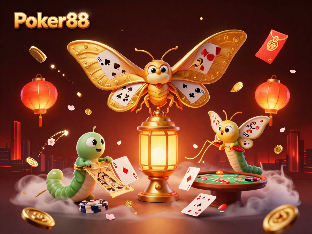 Experience poker excitement at Poker88 with vibrant gaming elements and captivating characters.