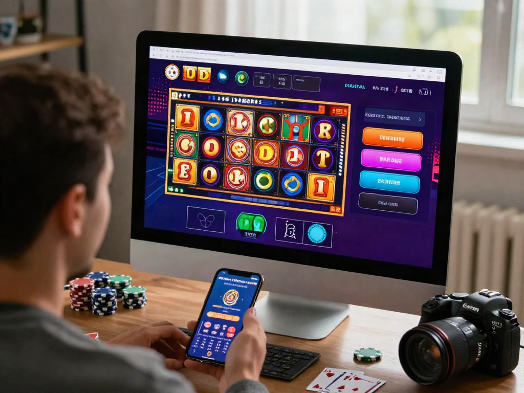 Engaging online gambling experience with kebuntoto betting platform interface and vibrant gaming graphics.