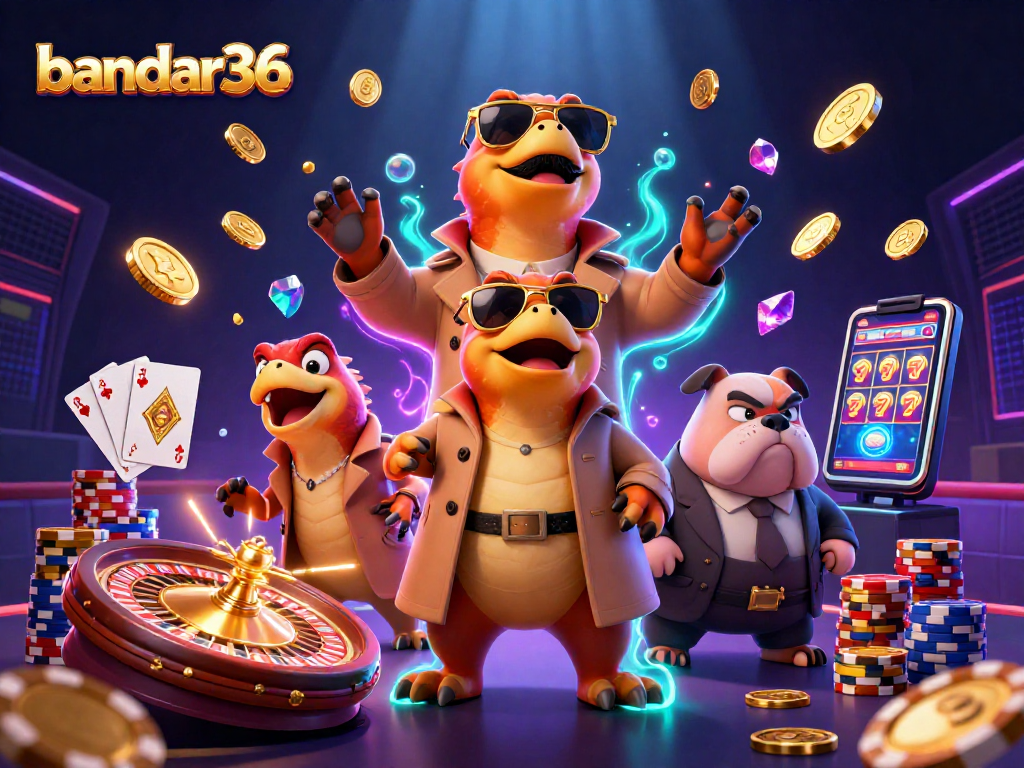 Raih kemenangan di bandar36 dengan tiga raptor lucu beraksi di meja kasino VIP.