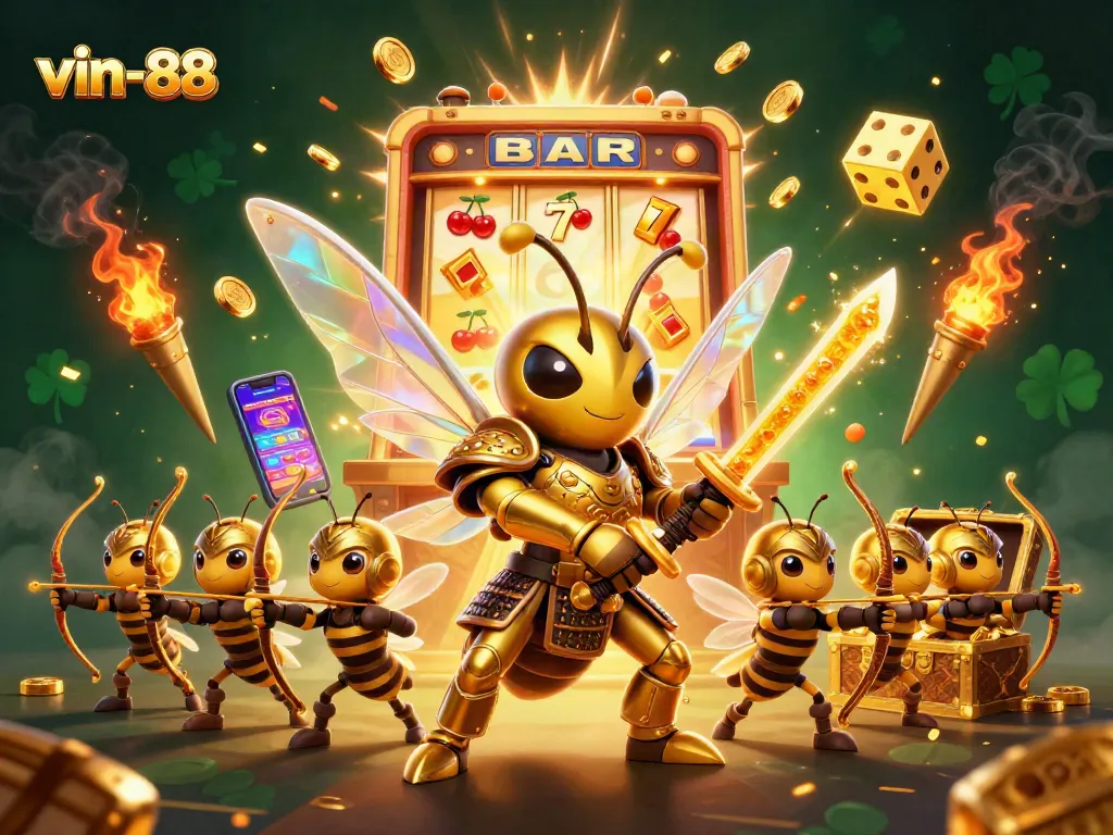 Experience jackpot thrills at vin-88 with dynamic slots and engaging casino characters.