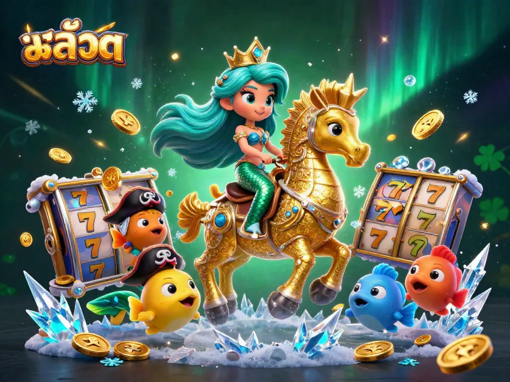 สนุกกับการเล่นสล็อตออนไลน์และโชคลาภจากเกมสล็อตในภาพวาด 3D สุดน่ารัก