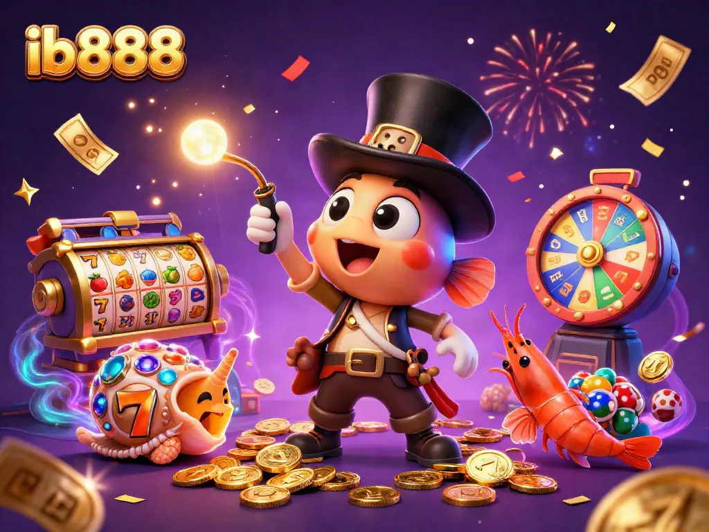 เข้าสู่โลกของ ib888 กับภาพ 3D แสดงการเล่นเกมคาสิโนสุดมันส์