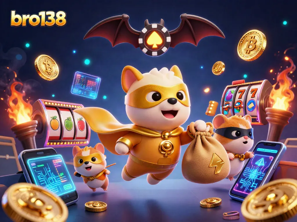 Engage in thrilling gameplay at bro138 with exciting slots and jackpots featuring colorful characters and vibrant graphics.