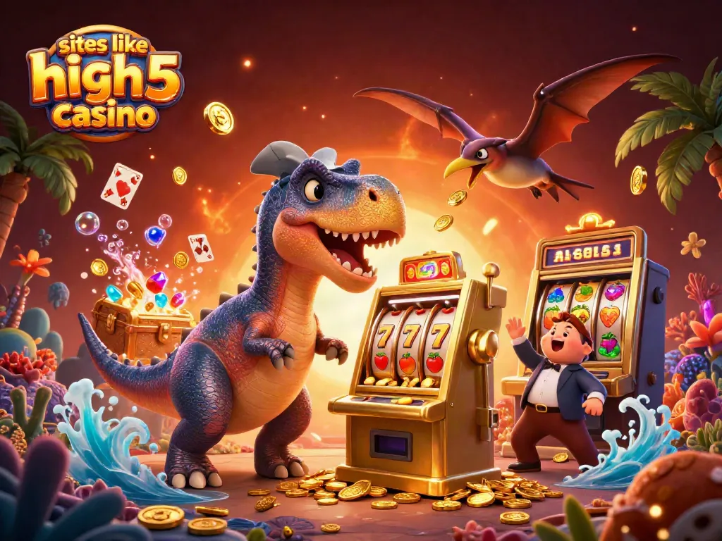 Engaging gameplay at sites like high 5 casino featuring thrilling slot jackpots and vibrant characters.