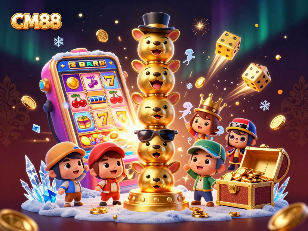 Experience the thrilling world of CM88 with an exciting jackpot burst and colorful casino games.