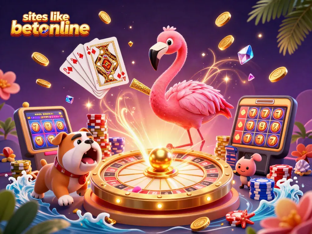 Experience exciting gameplay at sites like betonline with a dynamic casino scene filled with rewards.