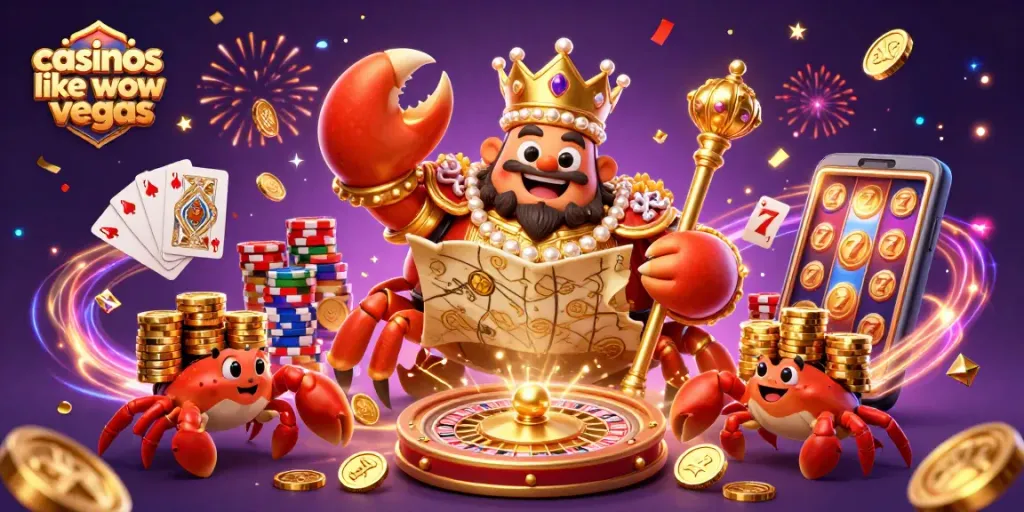 Experience thrilling fun at casinos like wow vegas with dynamic games, lucky slots, and colorful casino elements.
