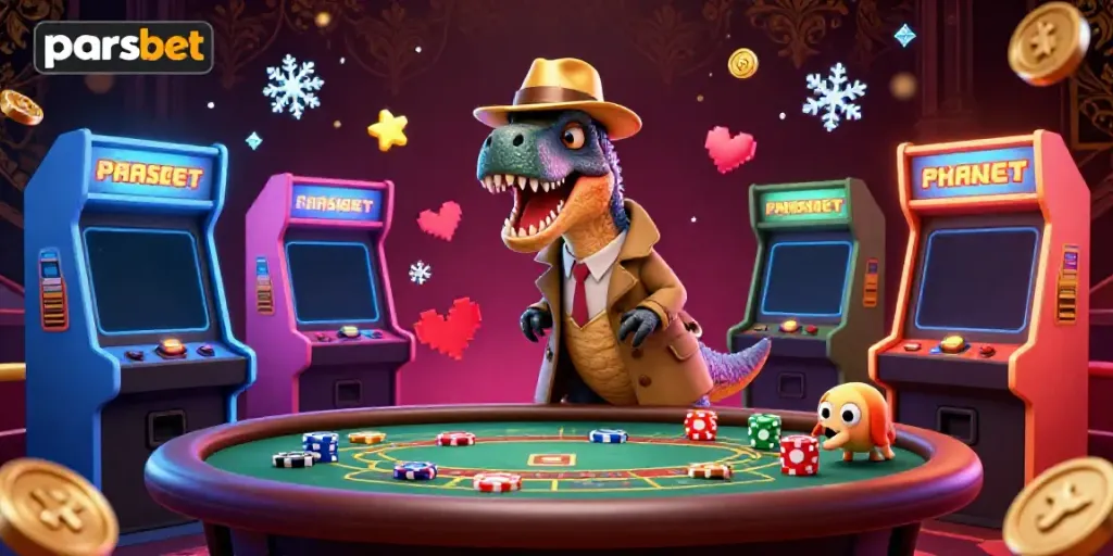 parsbet ile heyecan verici blackjack sahnesinde hile yapmaya çalışan dinozorlar
