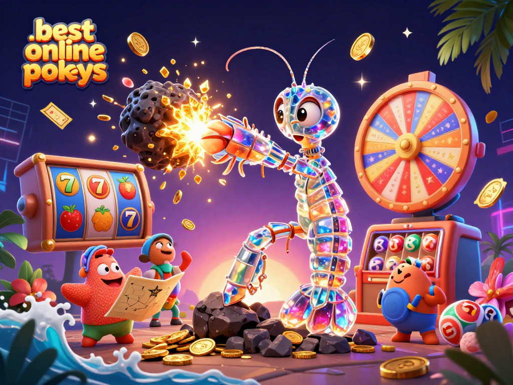 Play the best online pokies with galactic samurai amidst gold coins and dynamic slot elements.