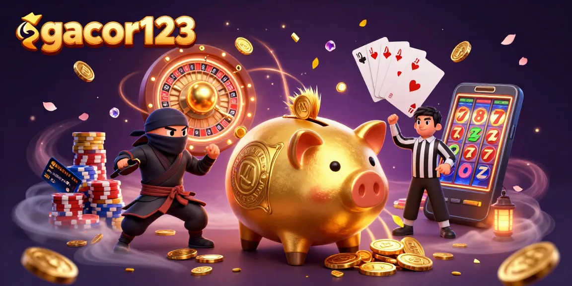Experience exciting gaming action with gacor123’s lively illustrations featuring dynamic characters.