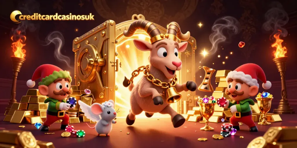 Experience thrilling gameplay at creditcardcasinosuk with a vibrant holiday-horror casino scene.