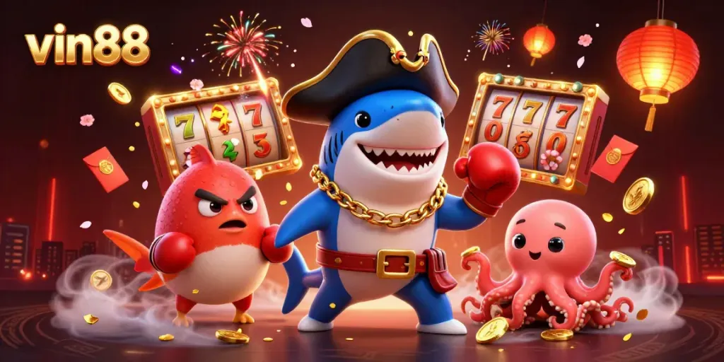 Win big at vin88 with an immersive 3D casino adventure featuring exciting characters and dynamic game elements.