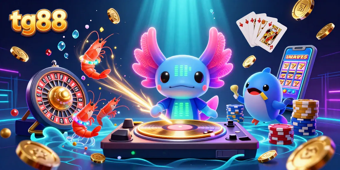 Experience the thrill of tg88 with vibrant gaming visuals full of golden coins and casino excitement.