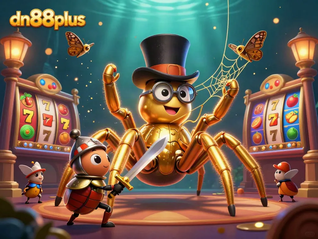 Bet on dn88plus while enjoying thrilling slot reels and golden sparks in an exciting casino adventure.