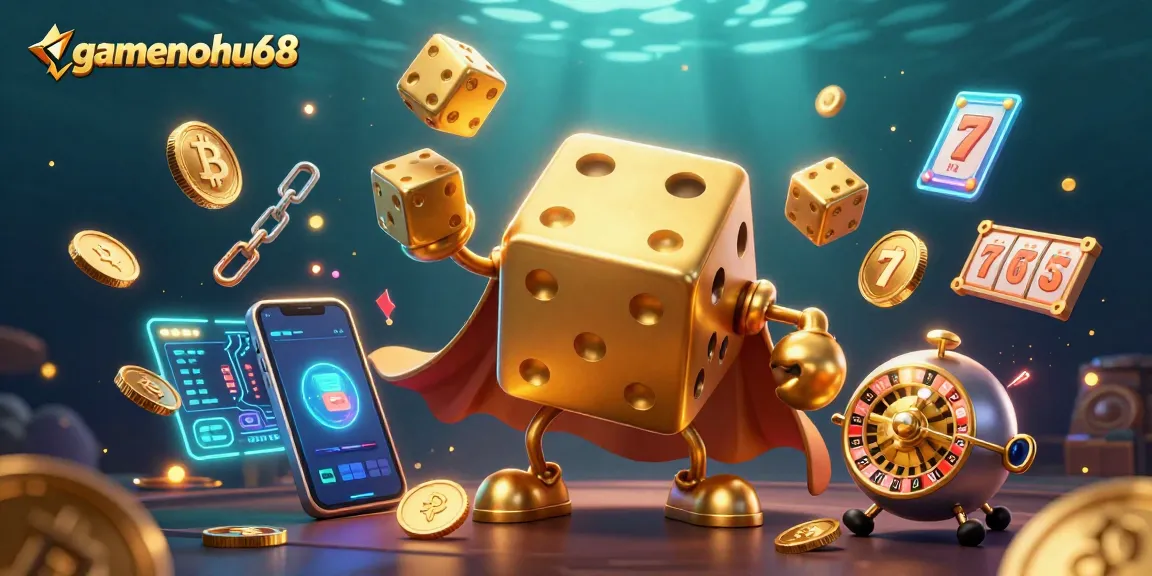 Experience exciting gameplay with gamenohu68 featuring a fun-filled casino scene full of dynamic elements.