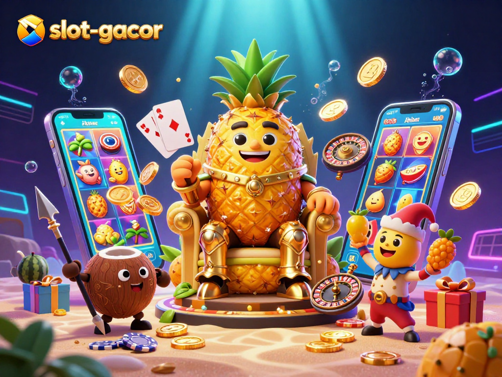 Experience thrilling gameplay on slot-gacor with vibrant scenes of spinning reels and winning symbols.