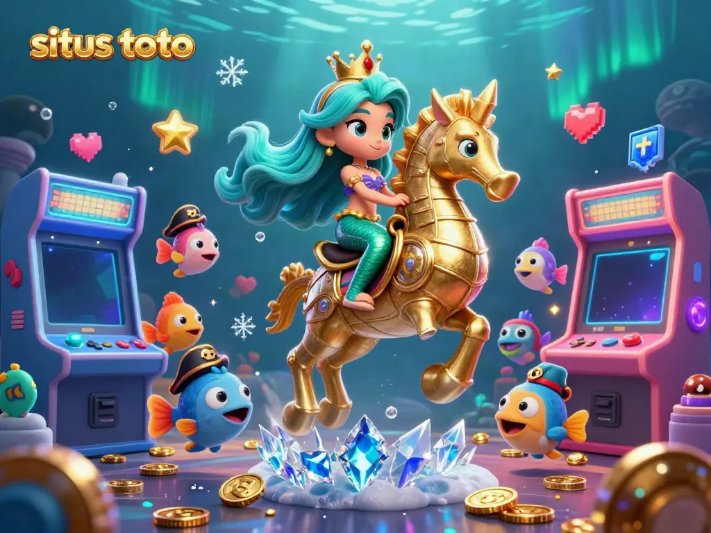 Win big on situs toto with this vibrant and engaging casino-themed 3D illustration.