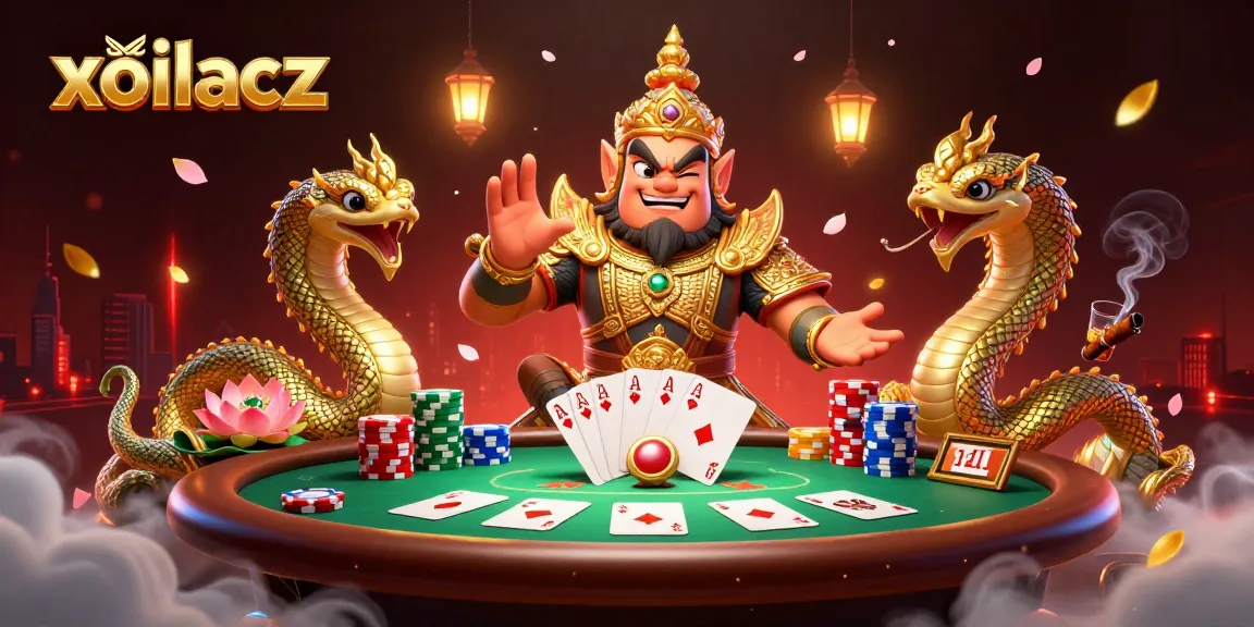 Experience the dynamic xoilacz casino scene with vibrant gaming visuals and rich character interactions.