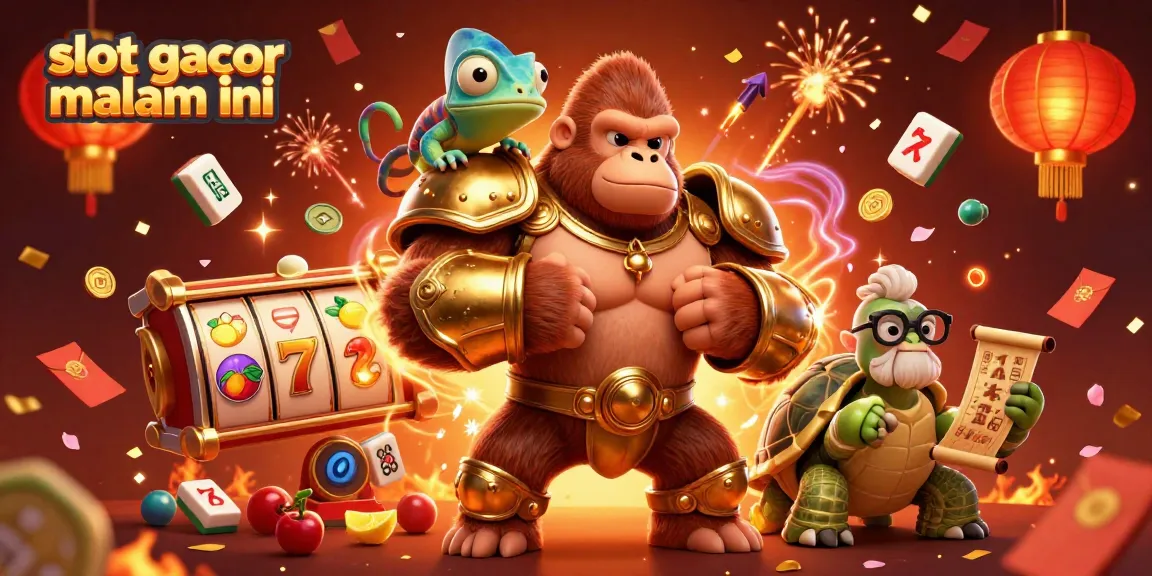Menangkan permainan slot gacor malam ini dengan karakter raja gorila dan elemen kasino