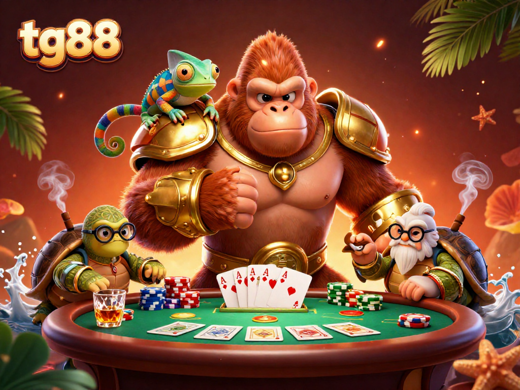 Experience the thrill of tg88 casino gaming with vibrant characters and rich elements.