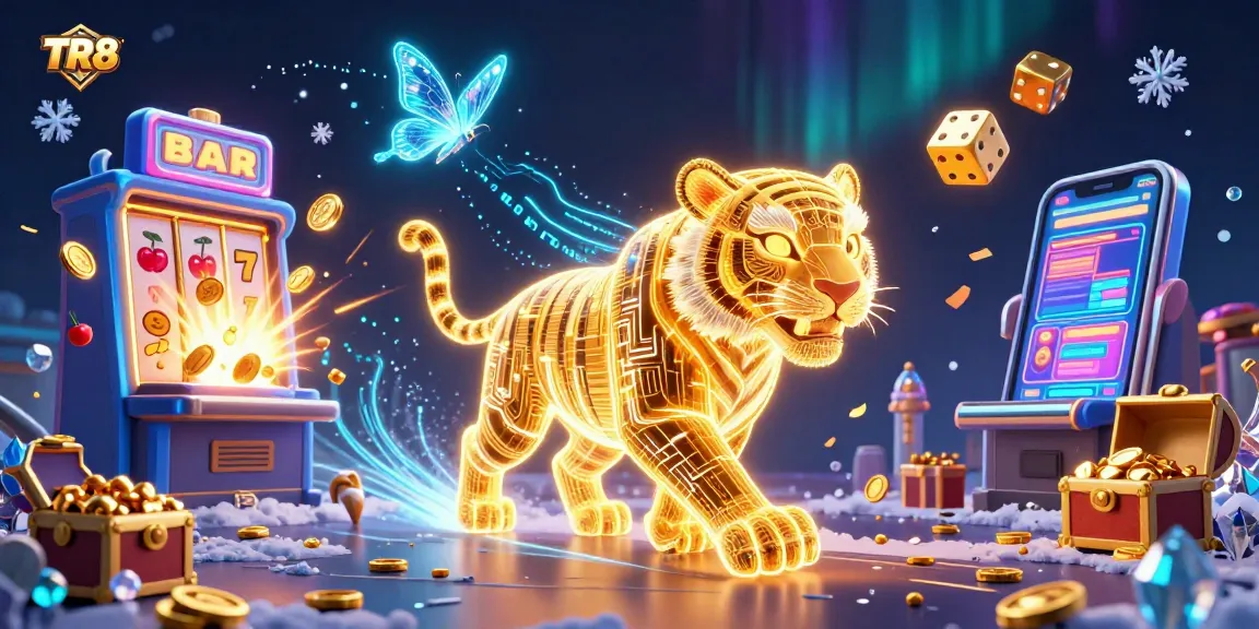 Engage with TR 88 in a vibrant 3D digital casino scene bursting with energy and excitement.