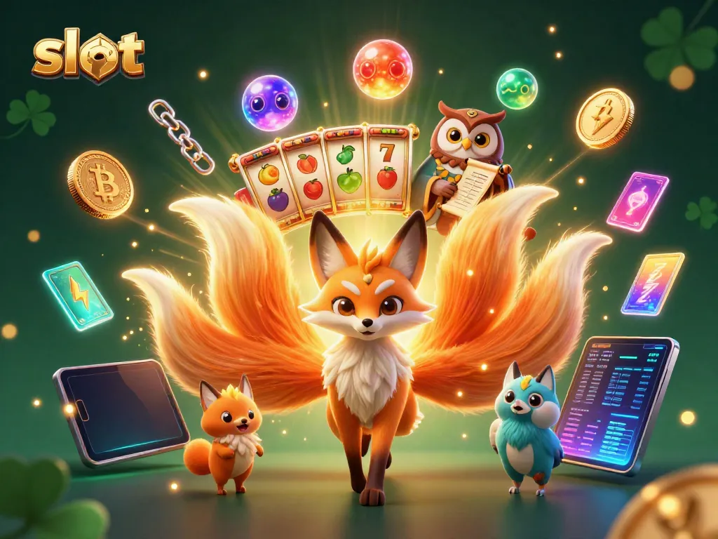 Engage with captivating slot action in a vivid 3D illustration featuring magical characters.
