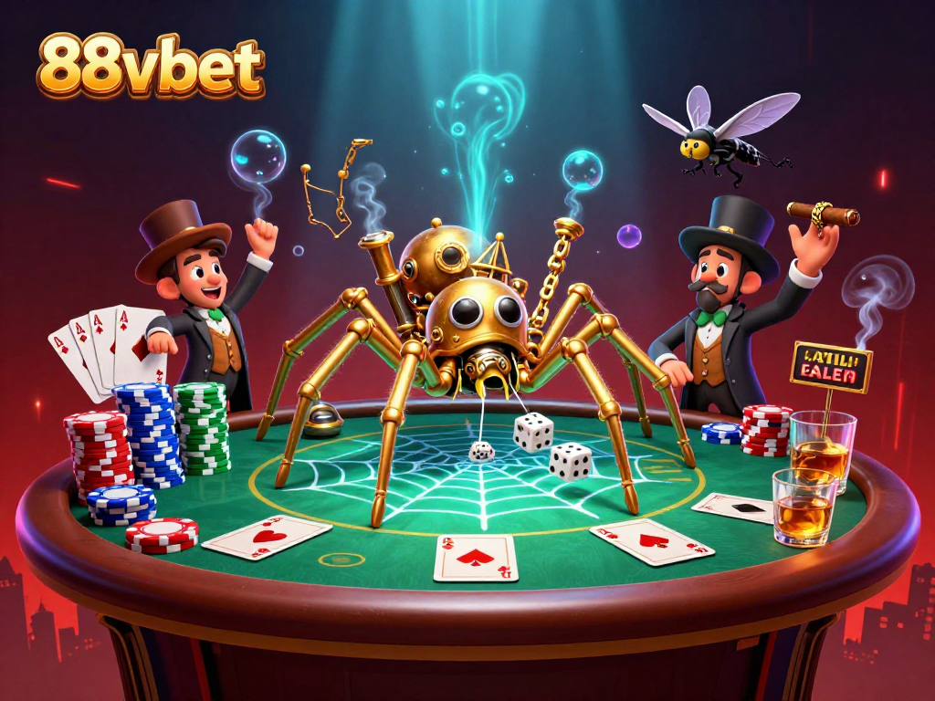 Engage in high-stakes play at 88vbet with vibrant casino visuals and immersive characters.