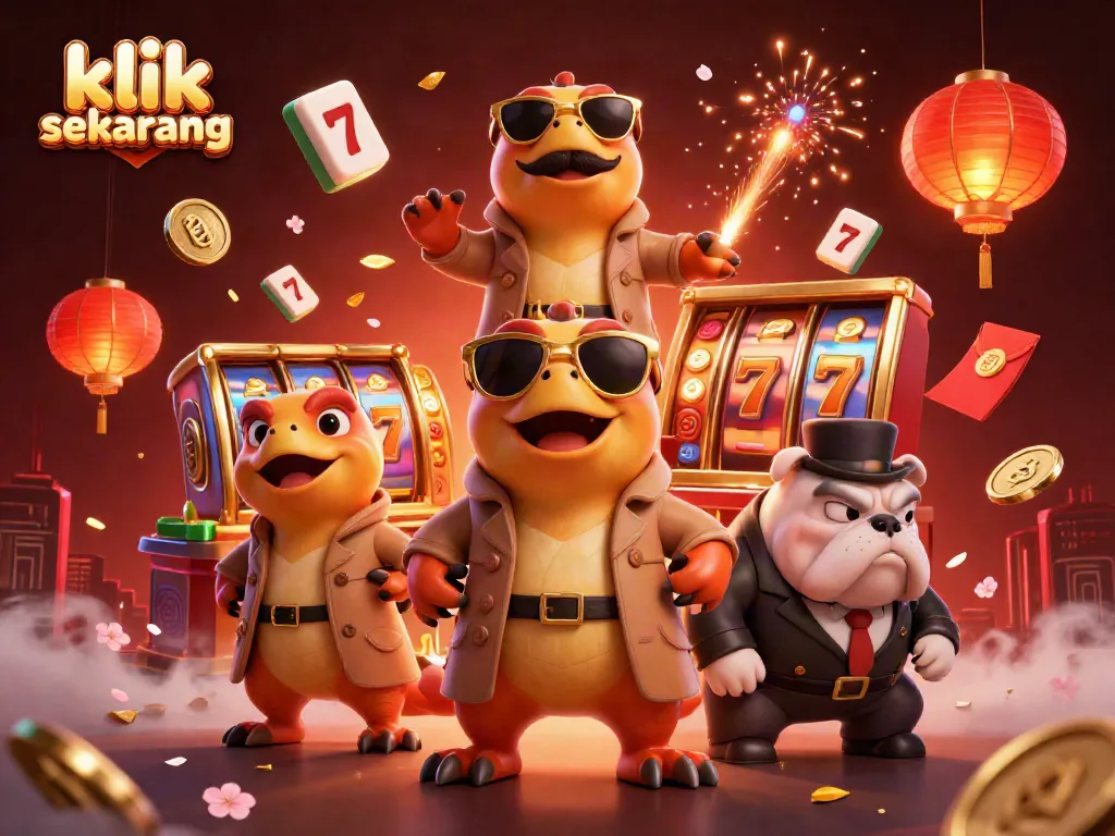Gengsi dan kemenangan di kasino dengan tiga raptor menyamar, klik sekarang untuk mencoba peruntungan Anda!
