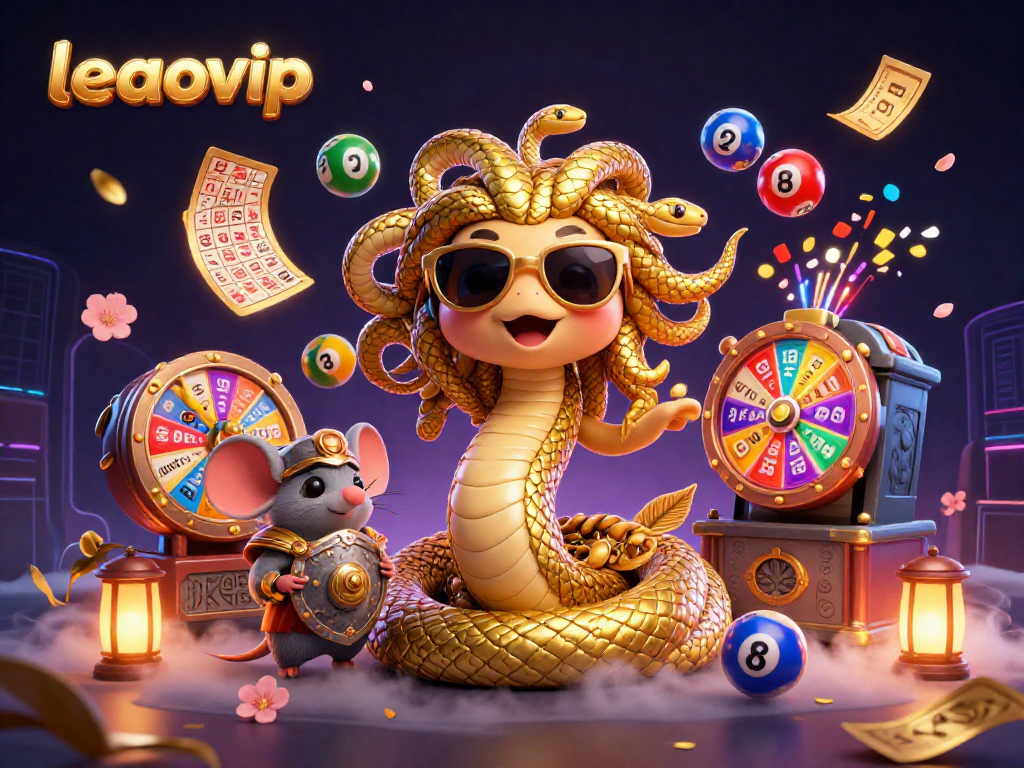 Melibatkan leaovip dalam permainan yang memikat dengan bola lotere berwarna dan kartu bingo berkilauan.