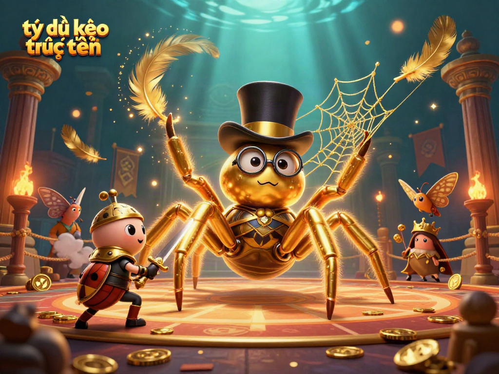 Experience the excitement of tỷ lệ kèo trực tuyến with this vibrant 3D casino scene.