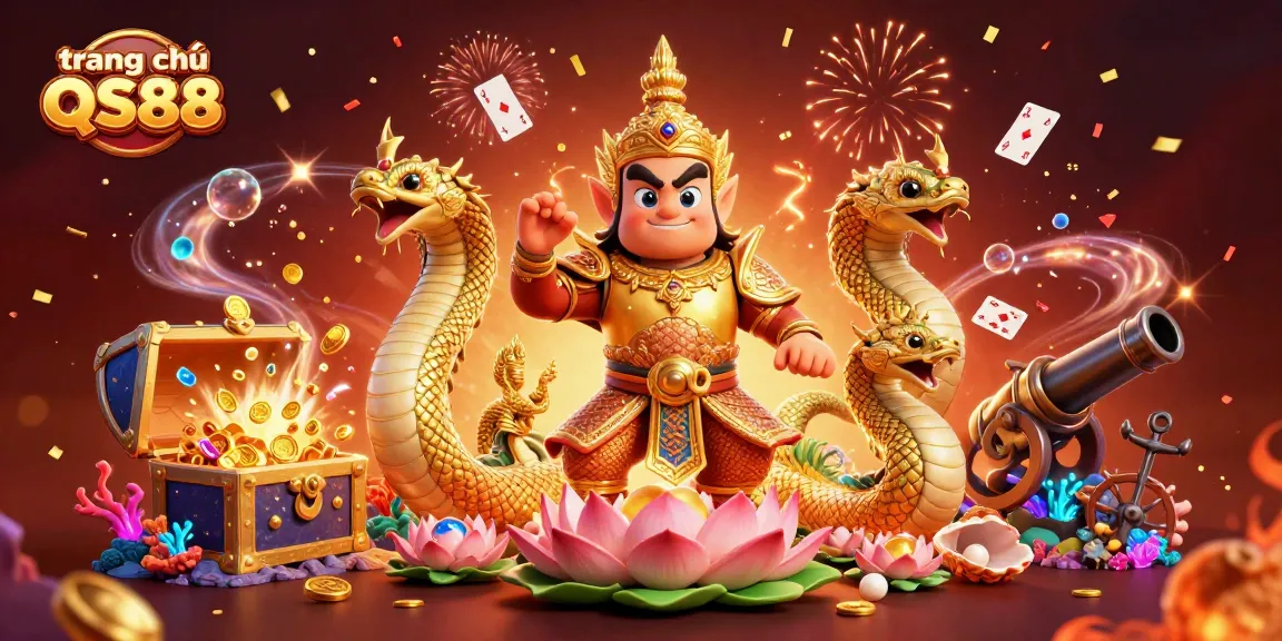 Experience vibrant gaming action at trang chủ QS88 with exciting underwater treasures and dynamic casino elements.