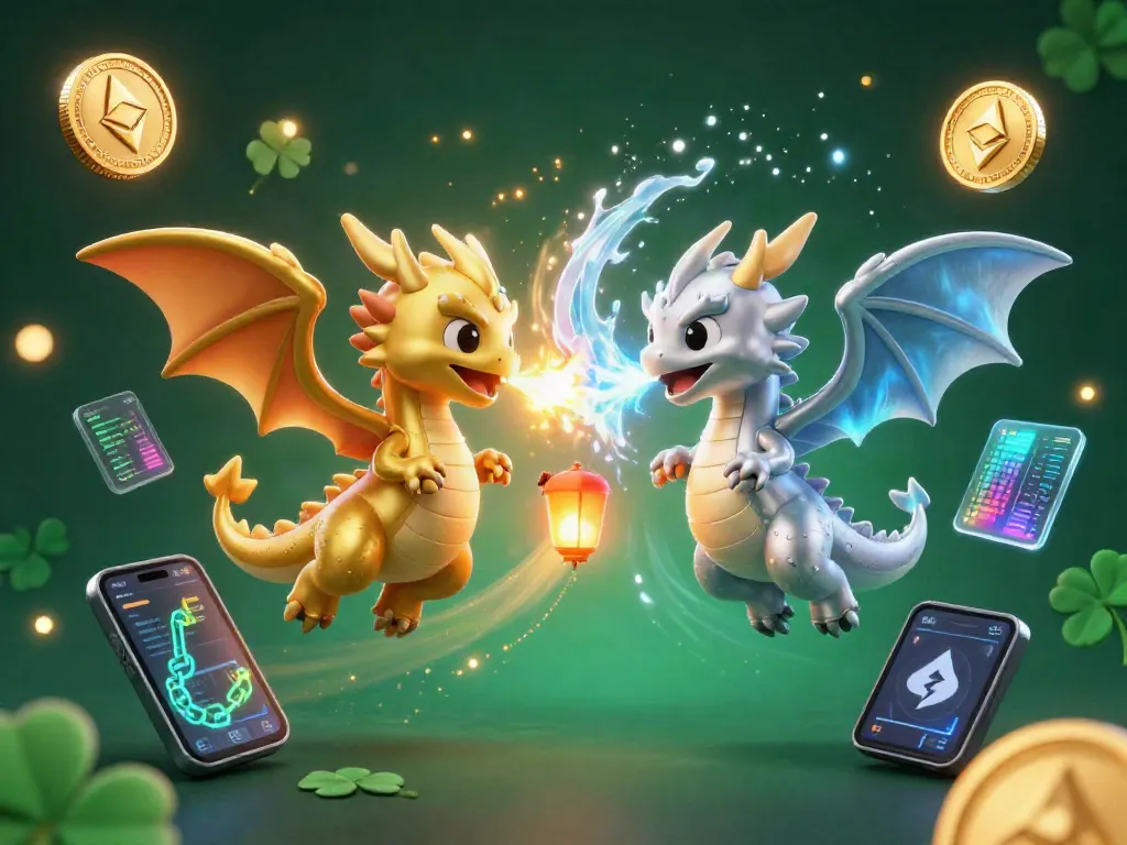 Engage with kèo nhà cái and join the thrilling action of dynamic dragon battles amid Bitcoin and Ethereum symbols.
