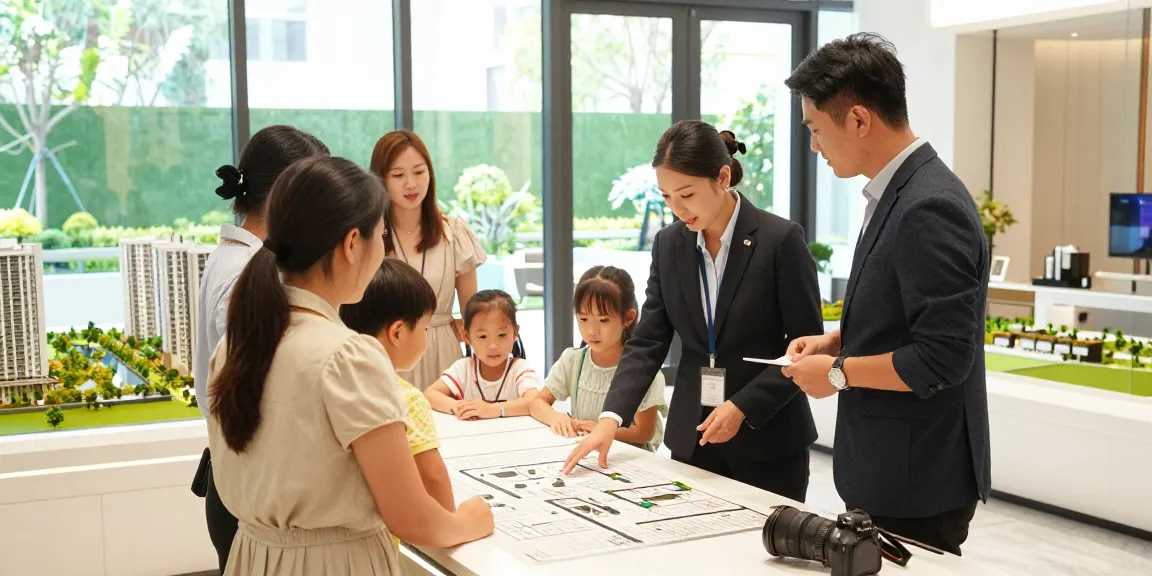Exploring the Solano Grand EC show flat with families, showcasing modern living.