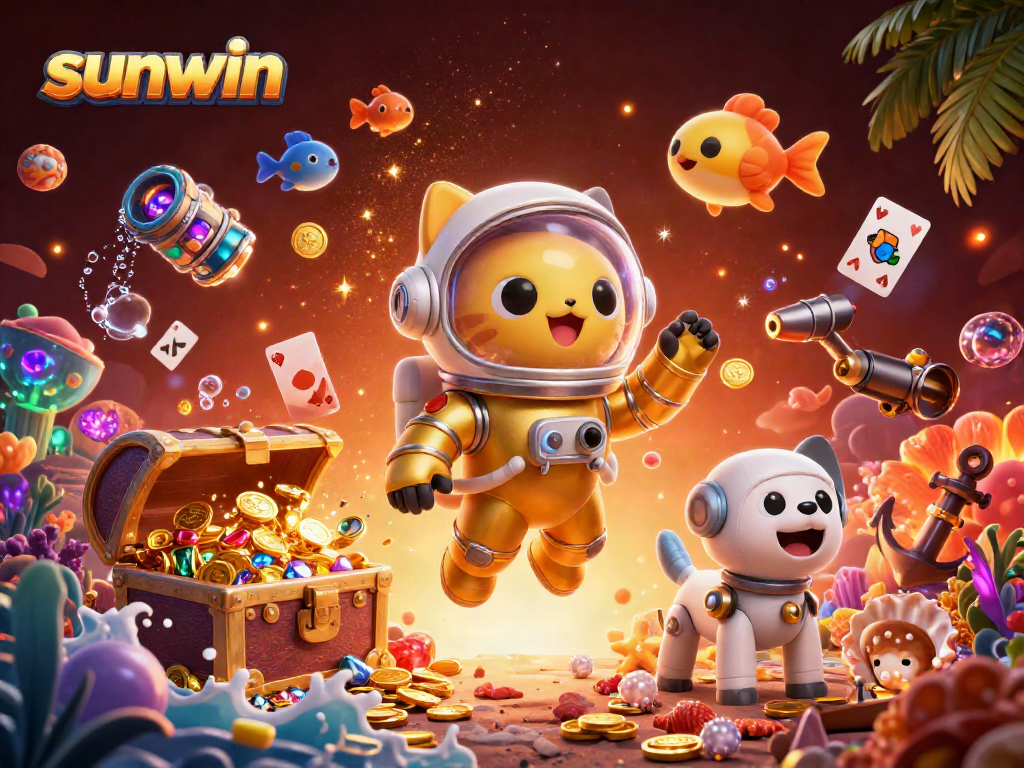 Experience thrilling gameplay with sunwin, featuring a vibrant space-themed design.