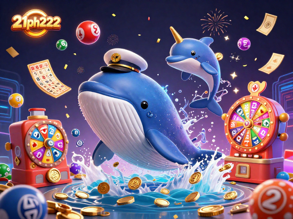 Engage with the vibrant world of 21ph222 as whales and dolphins celebrate winning moments.