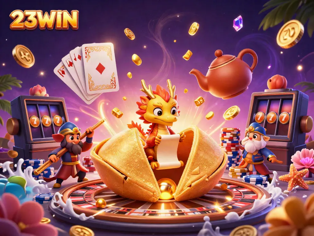 Experience thrilling gameplay at 23WIN with dynamic casino elements and a magical atmosphere.