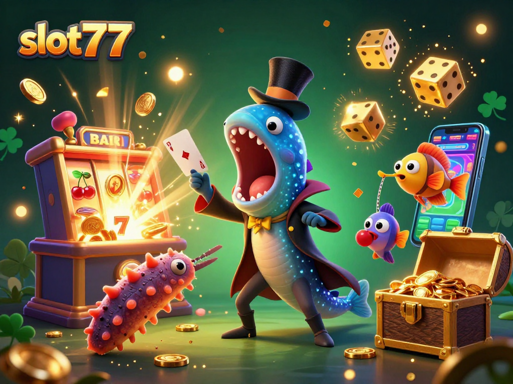 Engage with slot777 as a magical deep-sea spectacle of vibrant casino action and captivating characters.