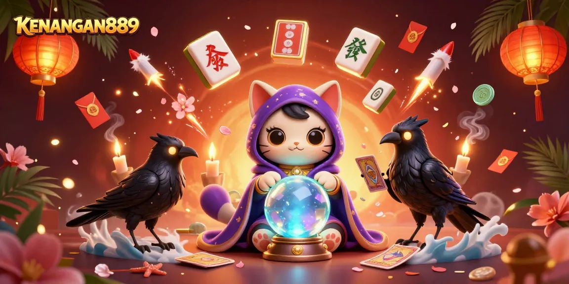 Play exciting games at KENANGAN889 with a vibrant casino atmosphere and unique mystical characters.
