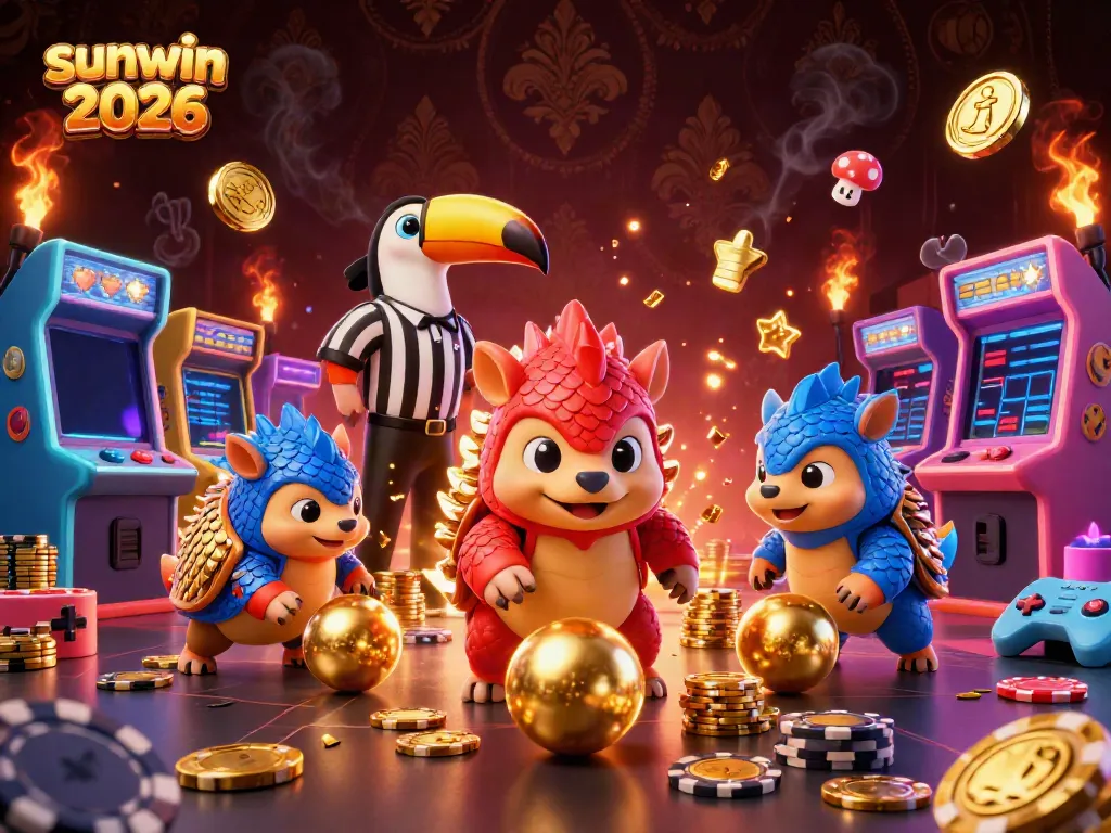 Engage in sunwin 2026 with our vivid 3D pangolin rivals competing amid poker chips.
