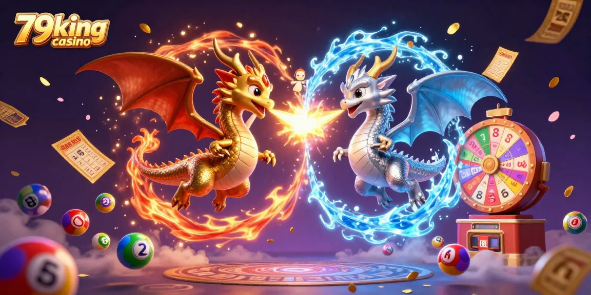Experience the excitement of 79king casino with vibrant dragons and dynamic gaming elements.