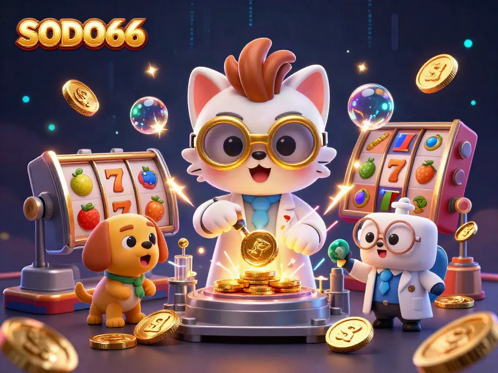 Activate fun with SODO66 in an engaging casino setting featuring vibrant slot elements.