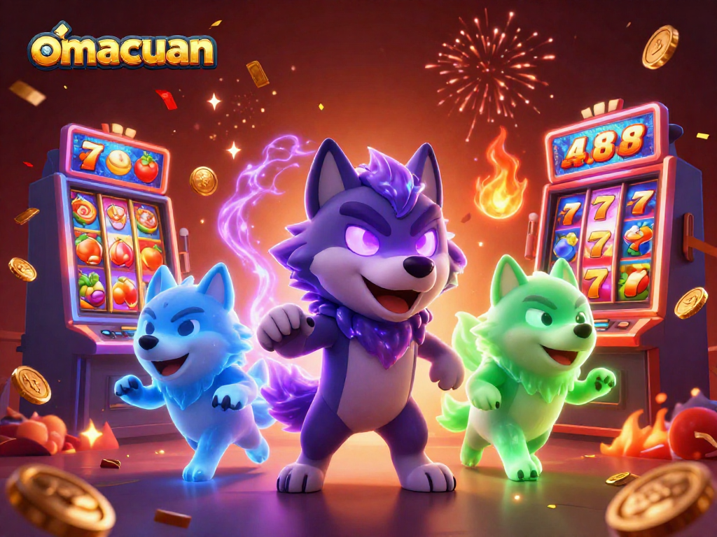 Mengakses kemenangan dengan omacuan, simbol jackpot dan grafis luar biasa dari mesin slot online.